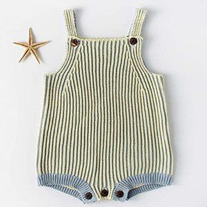BABY SWEATER KNIT ROMPER